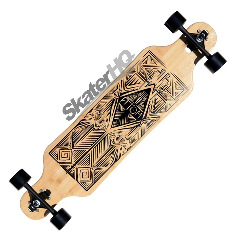 Atom Drop Thru 40 Longboard - Tiki Natural