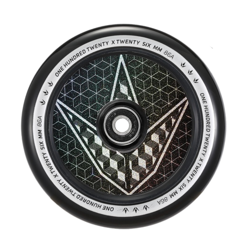 Envy Hollow Core 120mm Geo Wheel - Black/Hologram