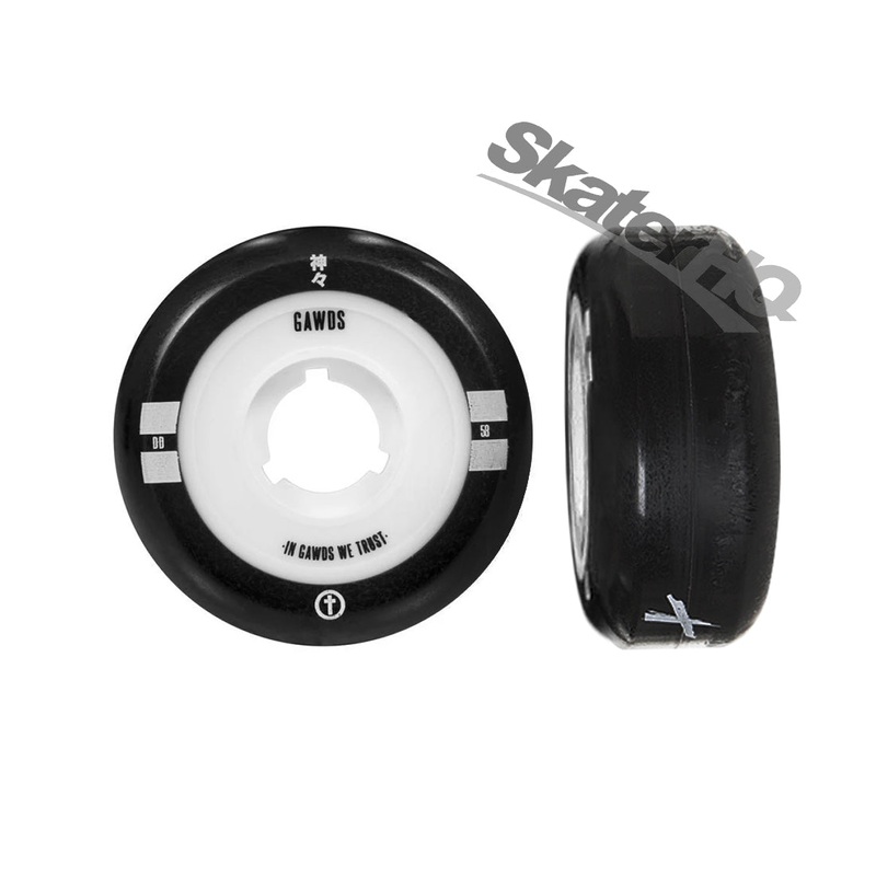 Gawds Pro Dual Density 58mm 4pk - Black/White