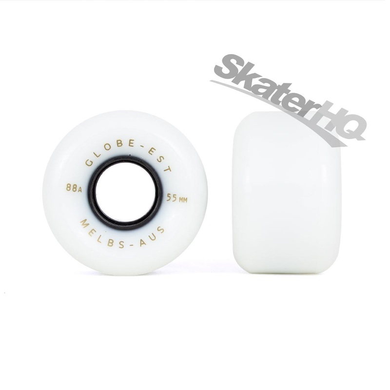 Globe Bruiser 55mm/88a Wheels - White