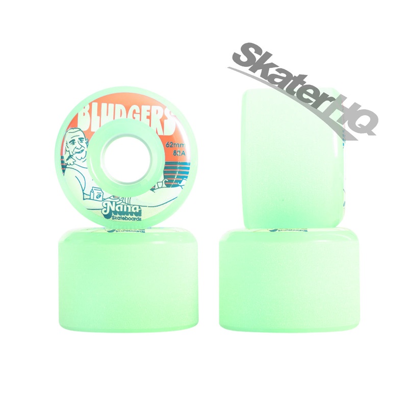 Nana Bludgers 62mm/82a 4pk - Lime Cooler