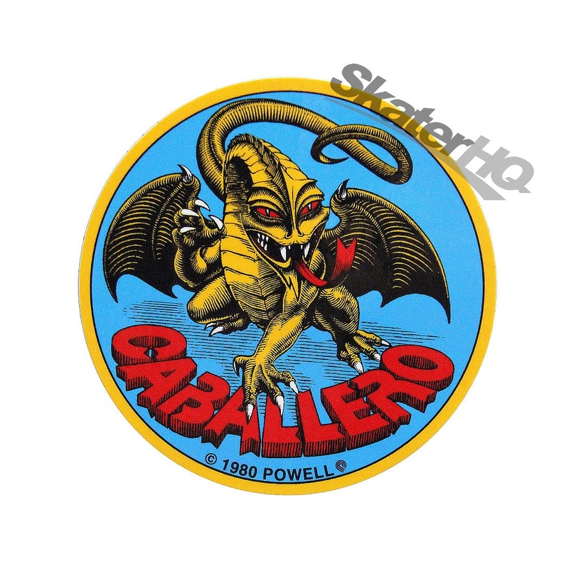 Powell Vintage Cab Dragon Round Sticker