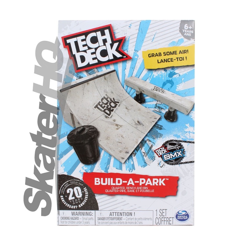Tech Deck Ramp - Bin Quarter Bench Set