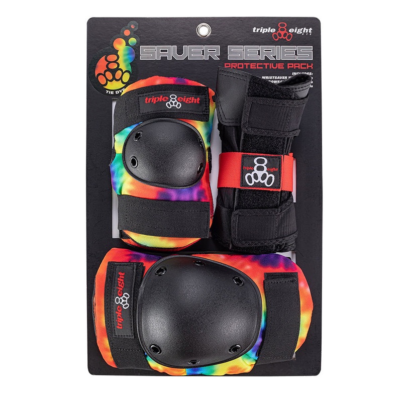 Triple 8 Saver Series Tri-Pack - Tie Dye - Junior