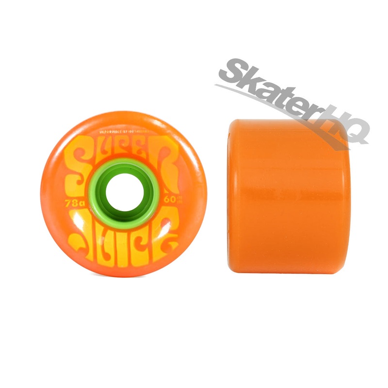 OJs Super Juice 60mm 78a 4pk - Orange/Green