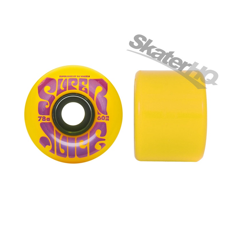 OJs Super Juice 60mm 78a 4pk - Yellow