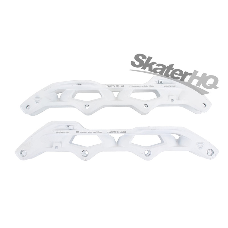 Powerslide Trinity Elite 90 Frame Set - White