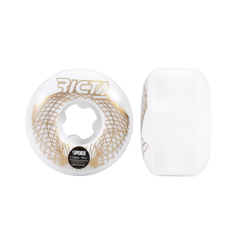 Ricta Sparx Wireframe 53mm/99a 4pk - White/Gold