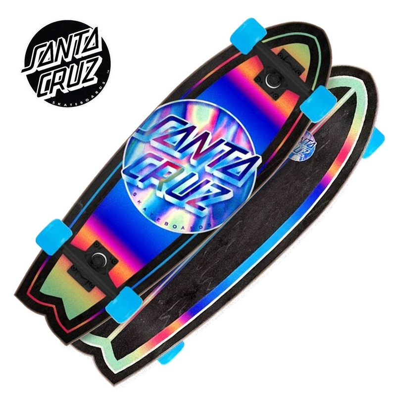 Santa Cruz Iridescent Dot 27.7 Shark Cruzer Complete