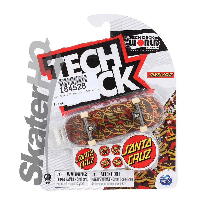 Tech Deck WTE Series - Santa Cruz - Japan Multi Dot