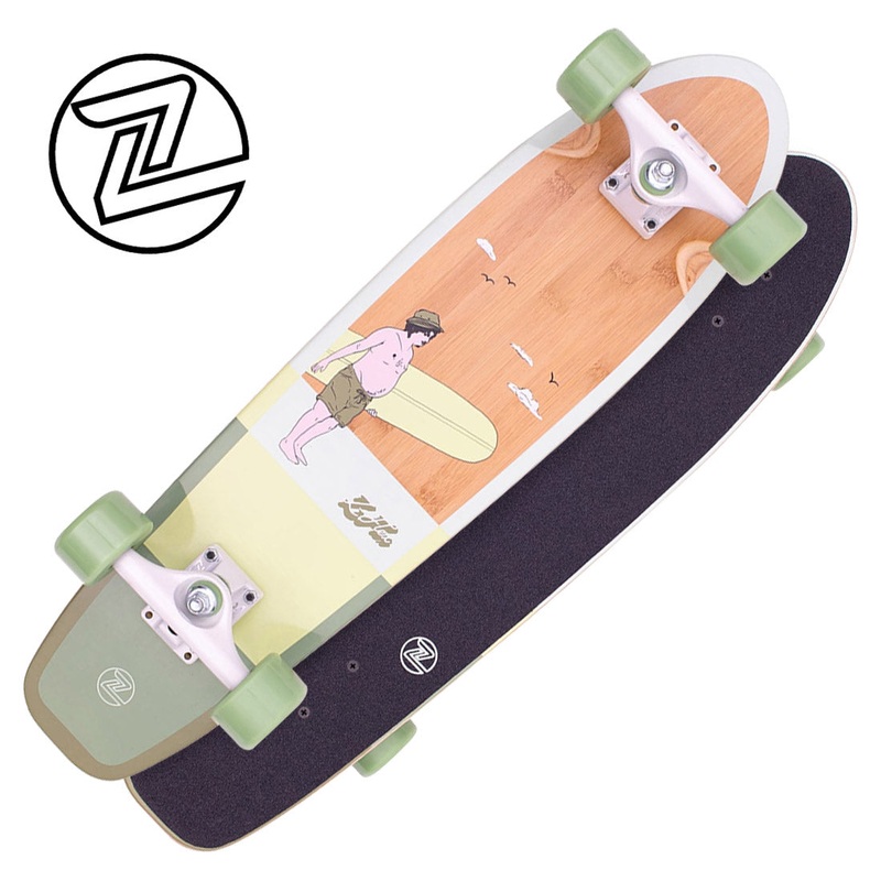 Z-Flex Bamboo 29 Cruiser Complete - Green Dude