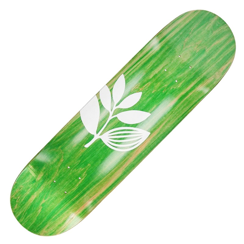 Magenta Big Plant Team 8.25 Deck - Green