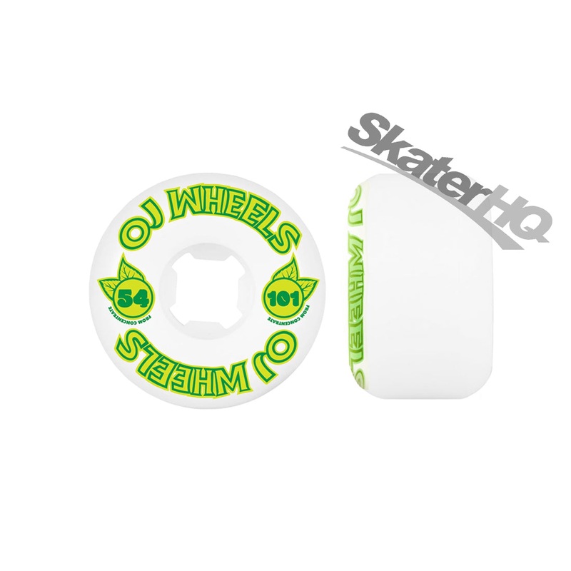 OJs From Concentrate 54mm 101a Hardline - White/Green