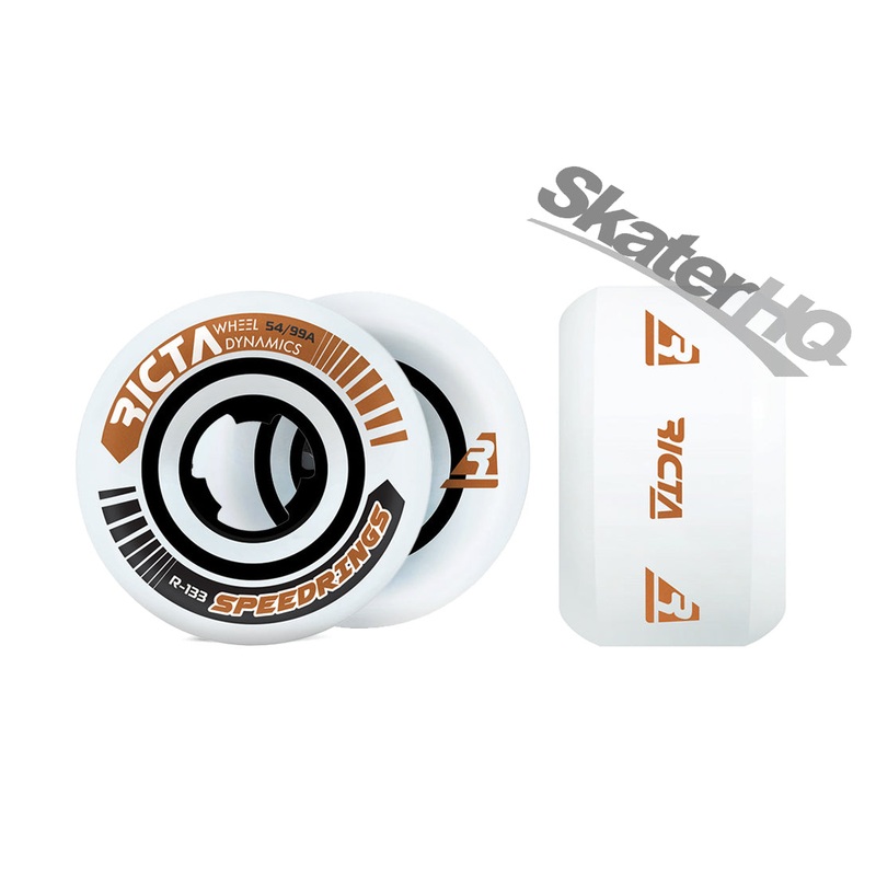 Ricta Speedrings Wide 54mm 99a - White/Orange