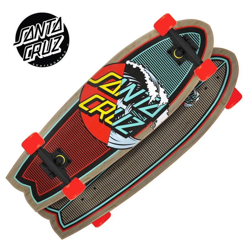 Santa Cruz Classic Wave Splice 27.7 Shark Cruzer Complete