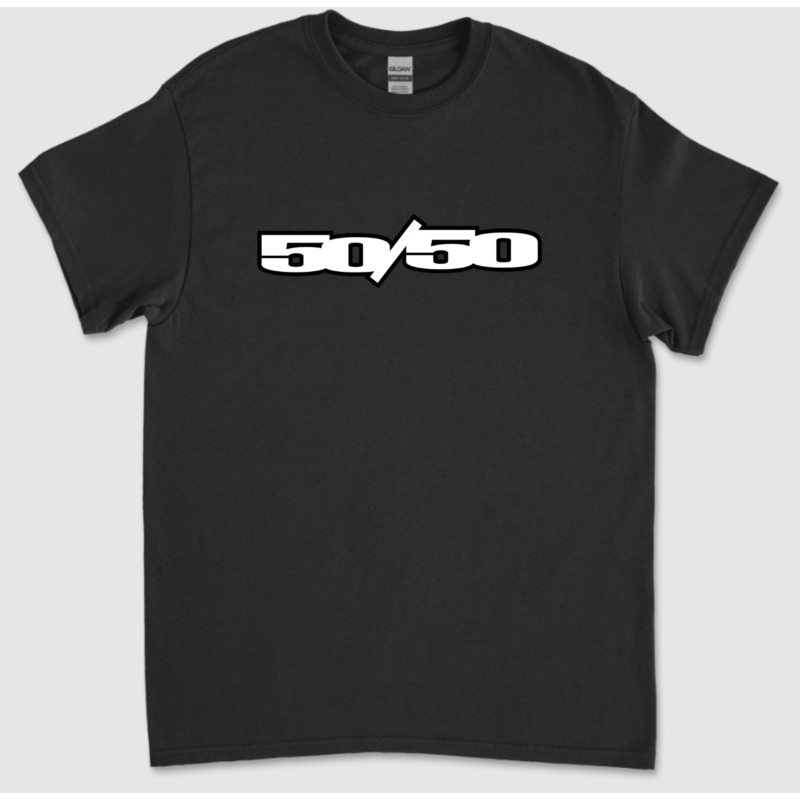 50/50 T-Shirt Black