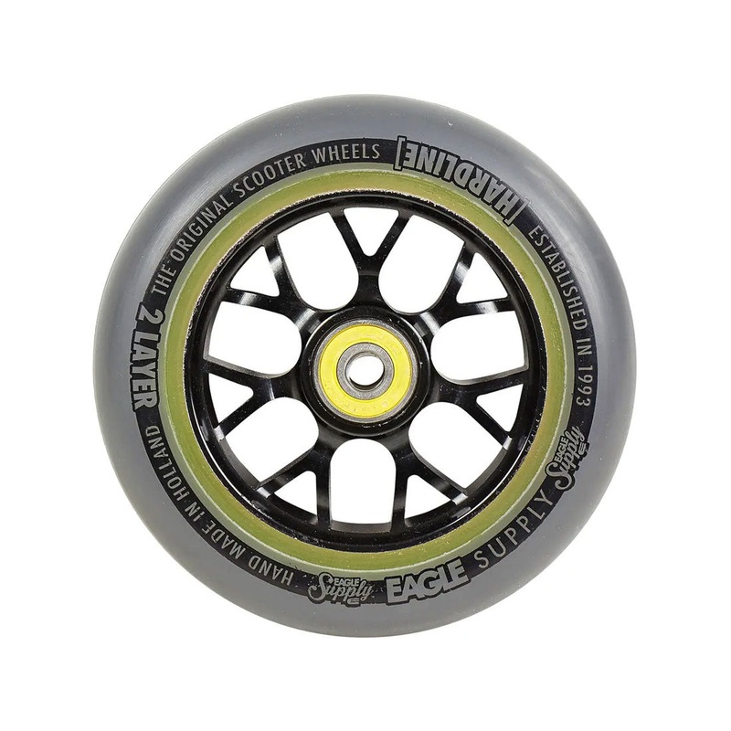 Eagle Hardline X6 2-Layer 115mm Sewercaps Wheel - Grey/Black