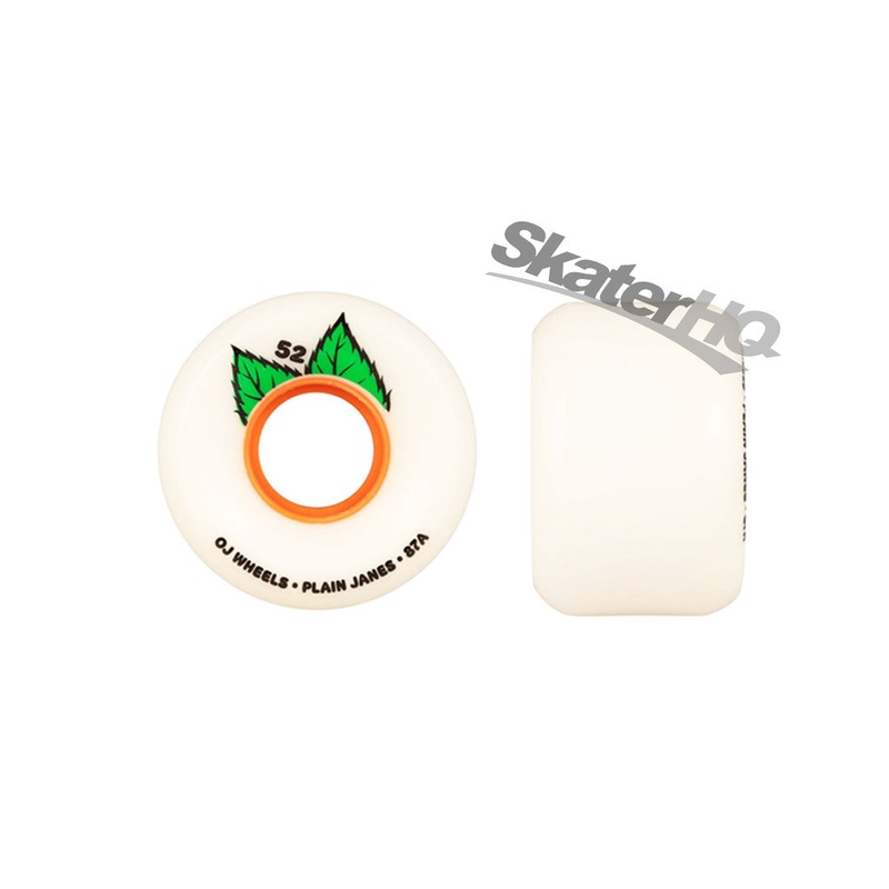OJs Plain Jane Keyframe 52mm 87a 4pk - White