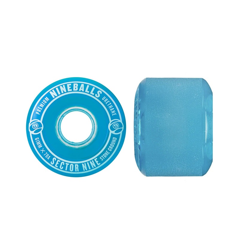Sector 9 Nineballs 61mm 78a 4pk - Blue