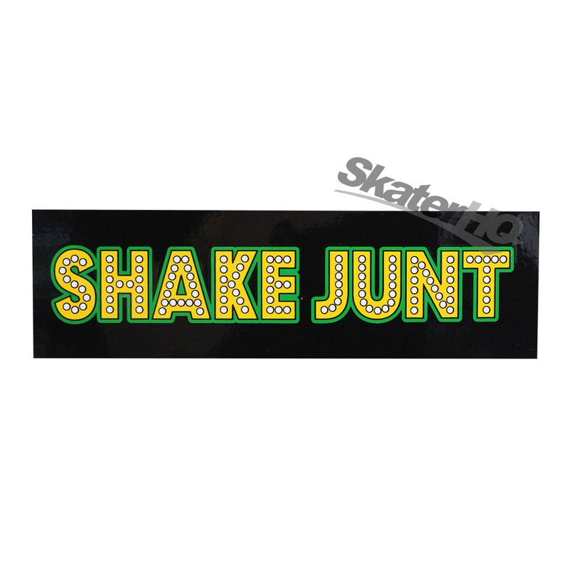 Shake Junt Stretch Logo Sticker - Black