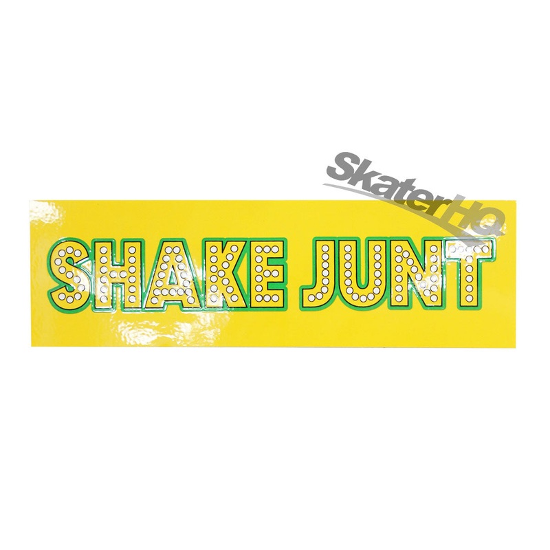 Shake Junt Stretch Logo Sticker - Yellow