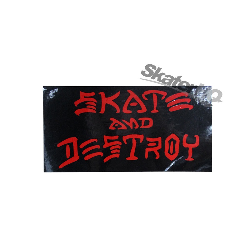 Thrasher Skate & Destroy Sticker - Black