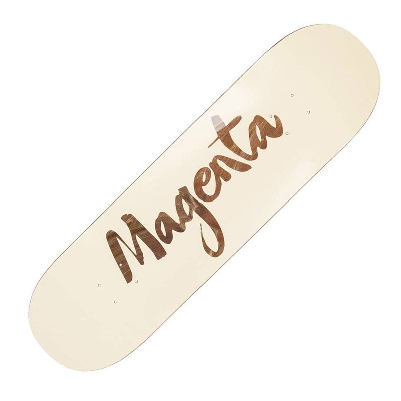 Magenta Big Brush 7.75 Deck - Brown