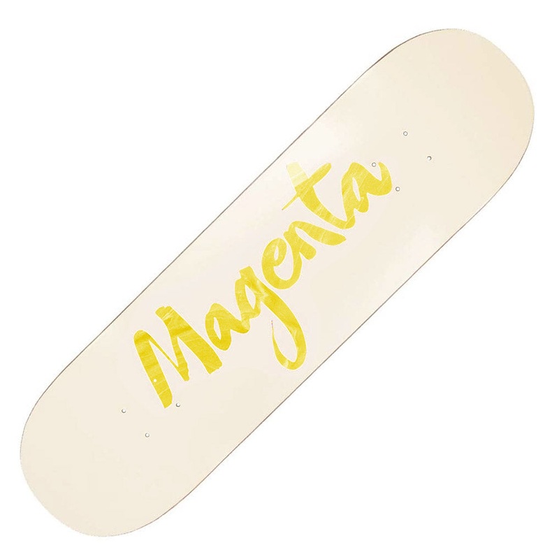 Magenta Big Brush 8.25 Deck - Yellow