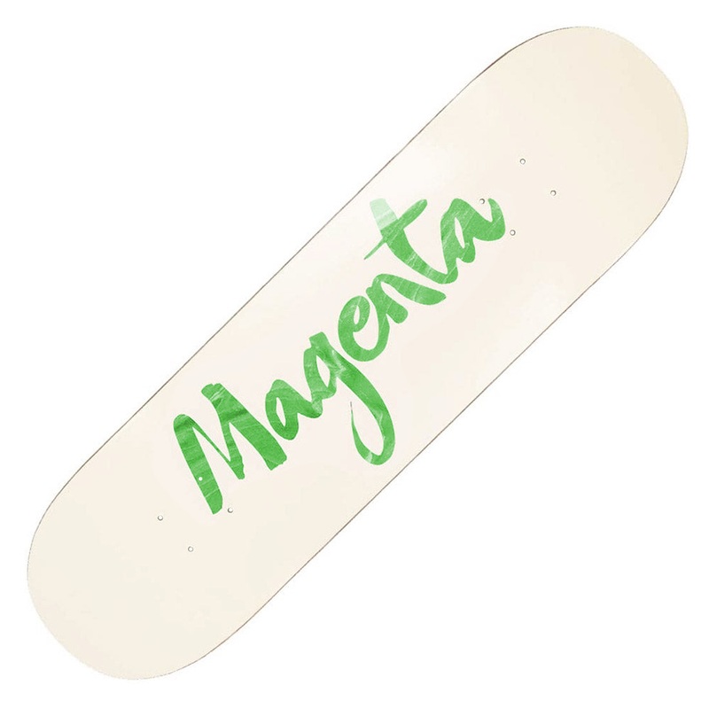 Magenta Big Brush 8.5 Deck - Green
