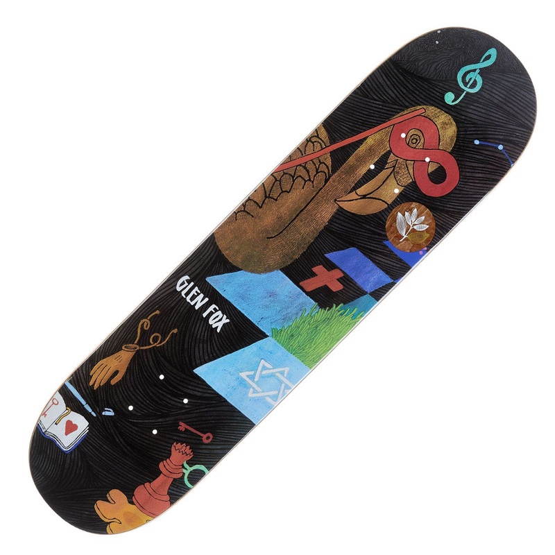 Magenta Zoo Fox 8.25 Deck - Flamingo