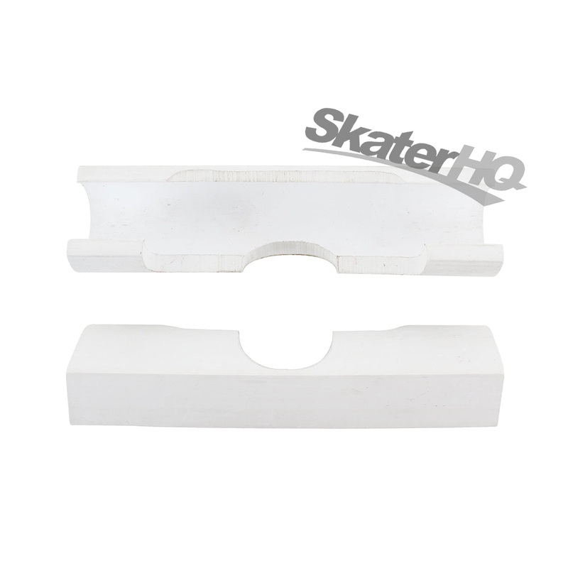 Trinity Truck Copers Flat Edge PAIR - White