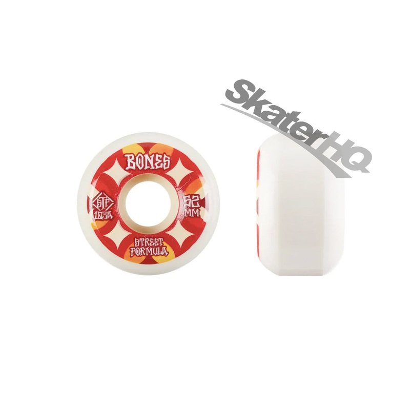 Bones STF V5 Sidecut 52mm 103a Retros - Red