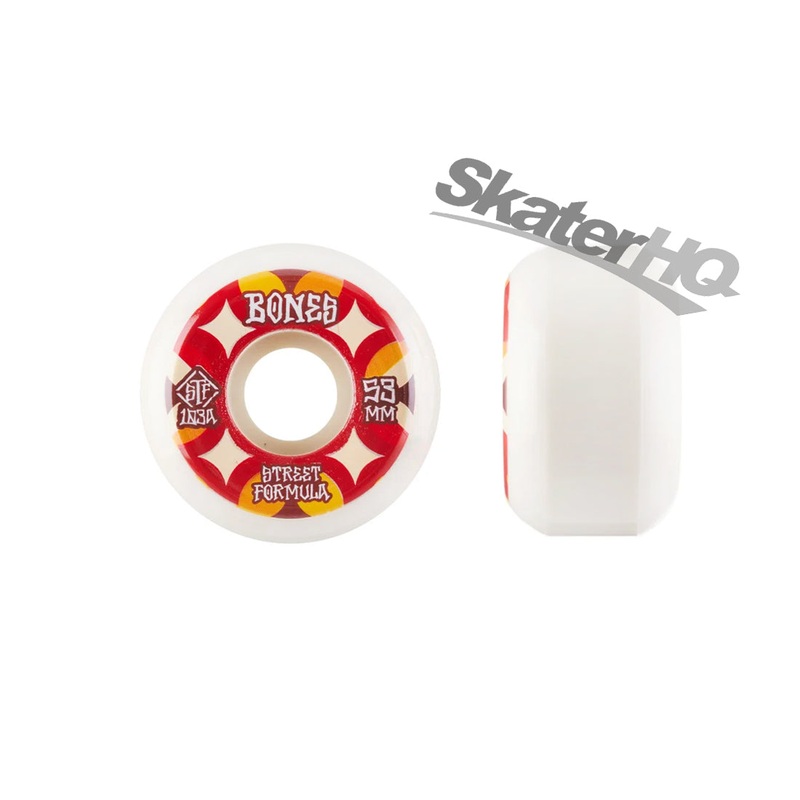 Bones STF V5 Sidecut 53mm 103a Retros - Red