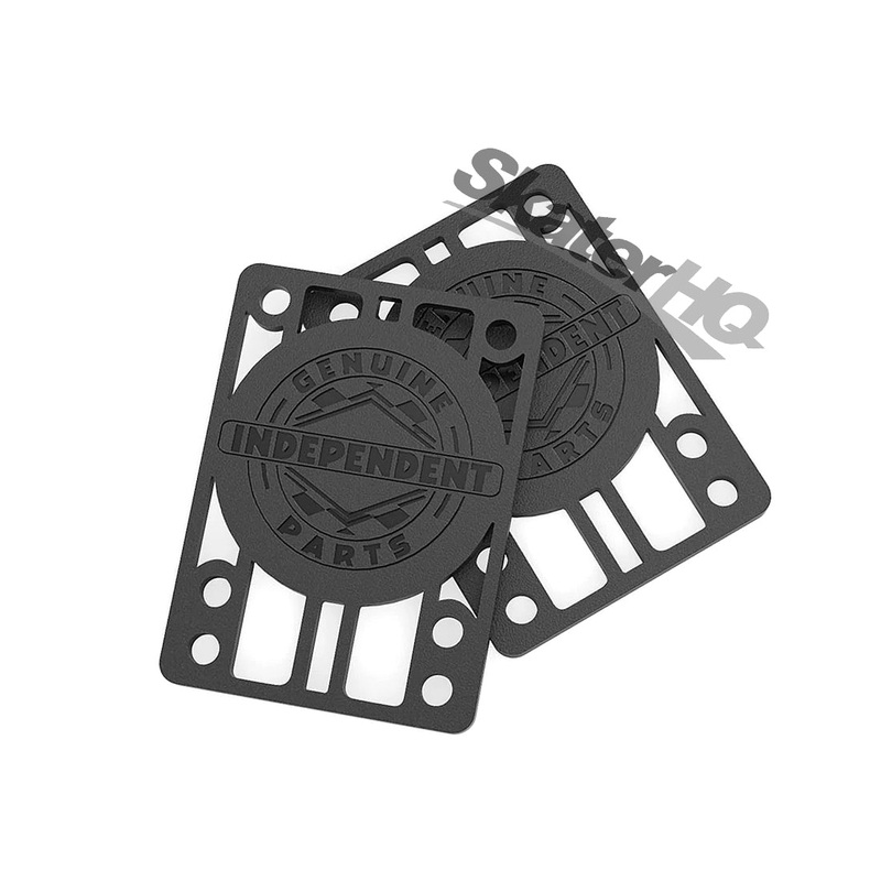 Independent 1/8 Hard Risers 2pk - Black