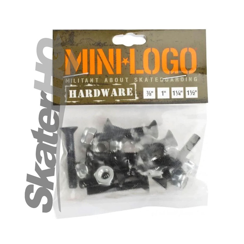 Mini Logo 1inch Phillips Bolts - 8pk