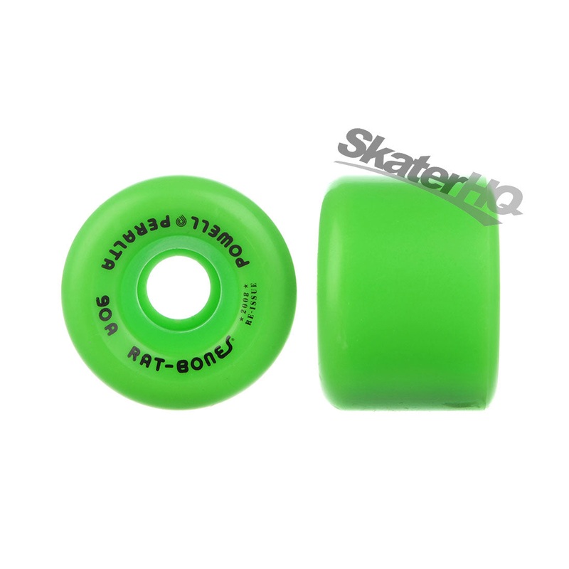 Powell Peralta Rat Bones 60mm 90a Reissue 4pk - Green