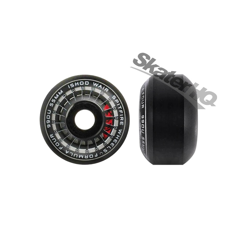 Spitfire Form Four 55mm 99a Ishod Burnout v2 Classic - Black