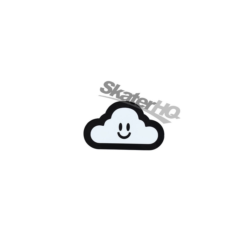 Thank You Cloudy Sticker - Black/White