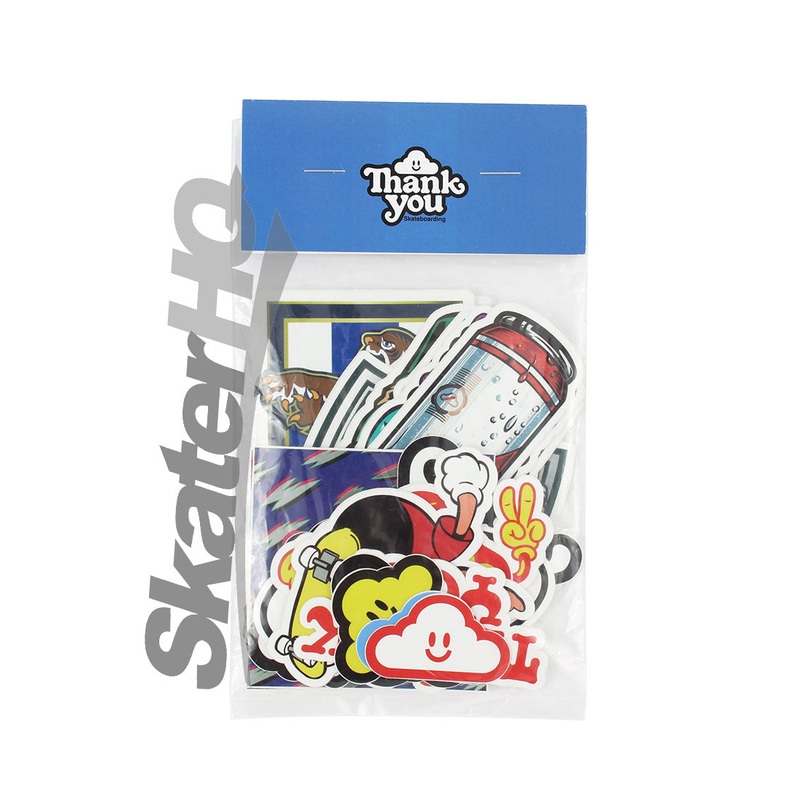 Thank You Mixed Sticker Pack - Assorted