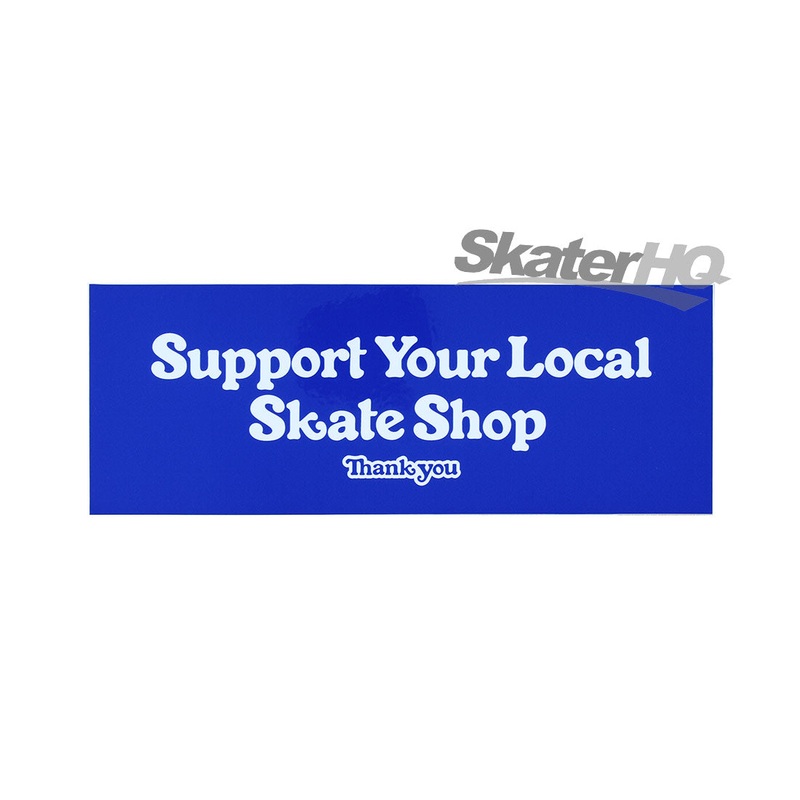 Thank You Support Bumper Sticker - Blue