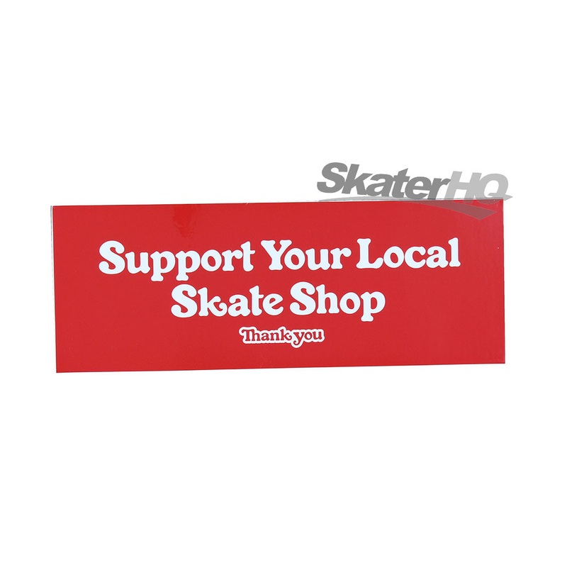 Thank You Support Bumper Sticker - Red
