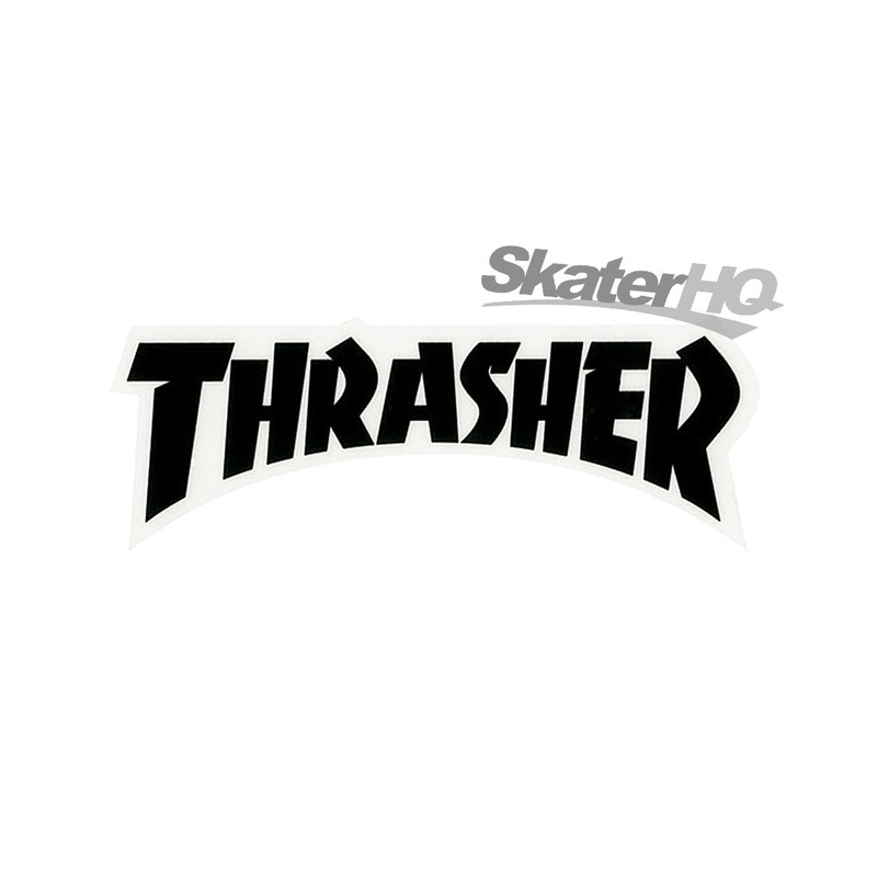 Thrasher Logo Mono Sticker - Black