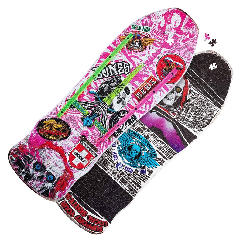 Powell Peralta 500pc Puzzle - Geegah Skull & Sword Pink
