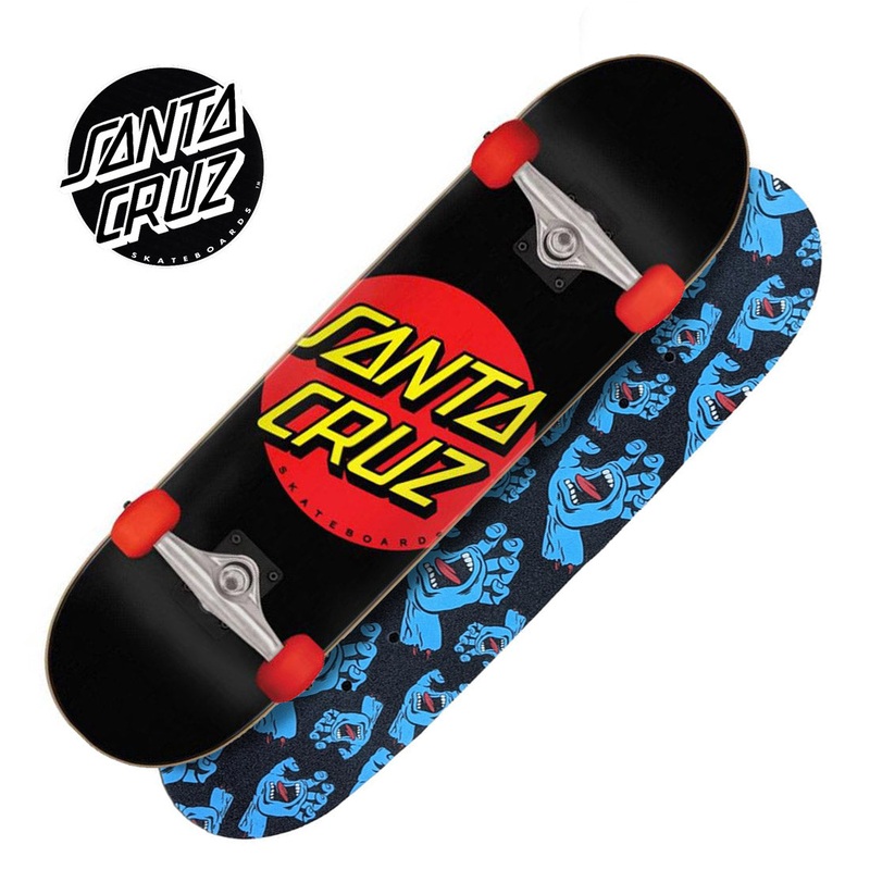 Santa Cruz Classic Dot 7.25 Micro Complete - Black/Red