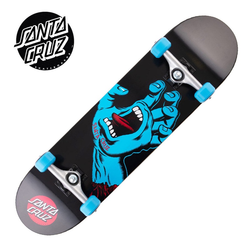 Santa Cruz Screaming Hand 8.0 Complete - Black/Blue