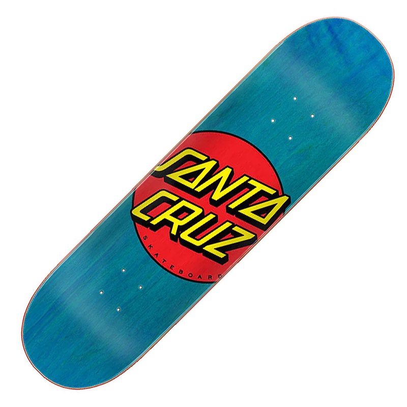 Santa Cruz Classic Dot 8.5 Deck - Blue