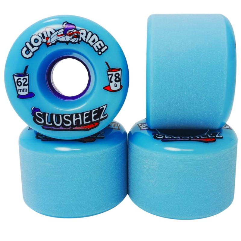 Cloud Ride: 62mm Slusheez Longboard Skateboard Wheel