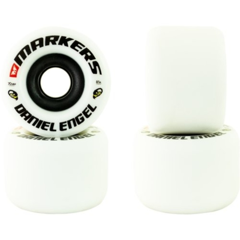MuirSkate Team Series 70mm "Daniel Engel" Freeride Markers Longboard Skateboard Wheels