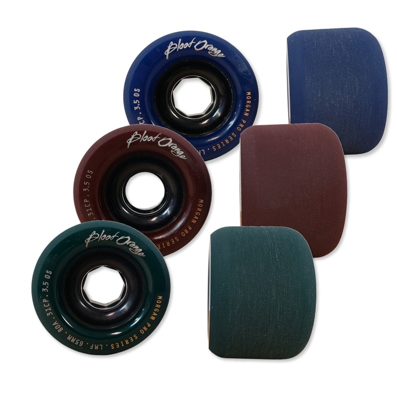 Blood Orange: 65mm MIDNIGHT SERIES Longboard Skateboard Wheels