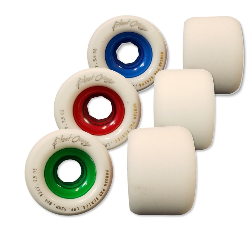 Blood Orange: 65mm Morgan Longboard Skateboard Wheels